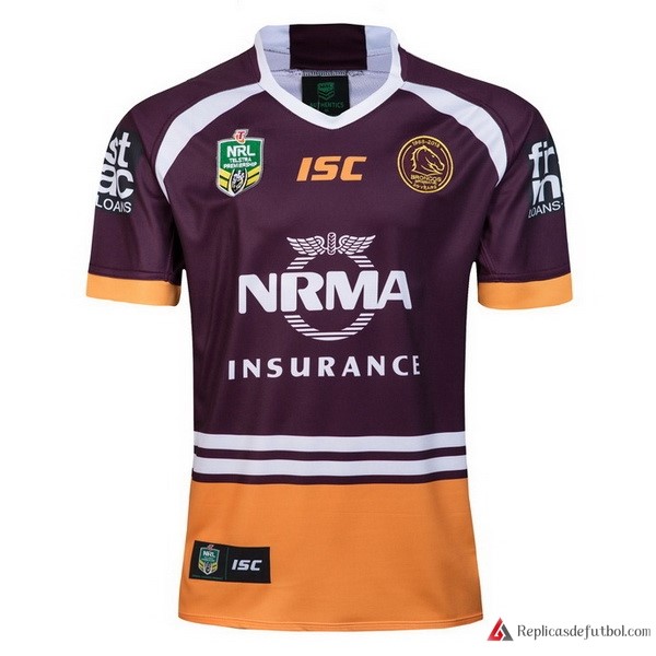 Camiseta Brisbane Broncos Primera equipación 2018 Purpura Rugby